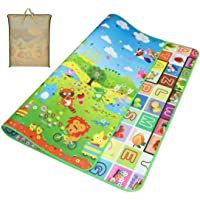 Bebé Crawl Mat Niños Playmat- Alfombra Espuma Alfombra de Juegos para Bebes Alfabeto Animales-Niño Que Juega Alfombra…